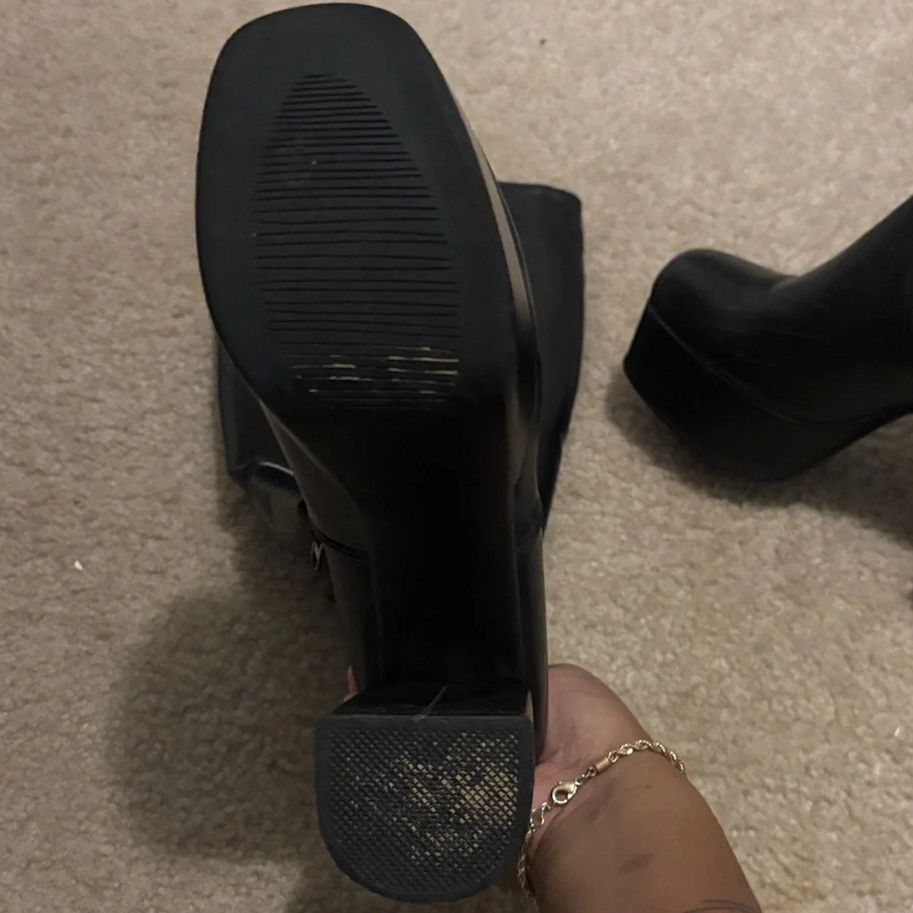 WHATTA SHOWDOWN PLATFORM KNEE HIGH BOOTS - Picture 11 of 13